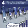 30 in 1 Manicure Set Nail Clipper Set Nail Kit for Women Men Stainless Steel Manicure Kit Professional with Travel Case 2