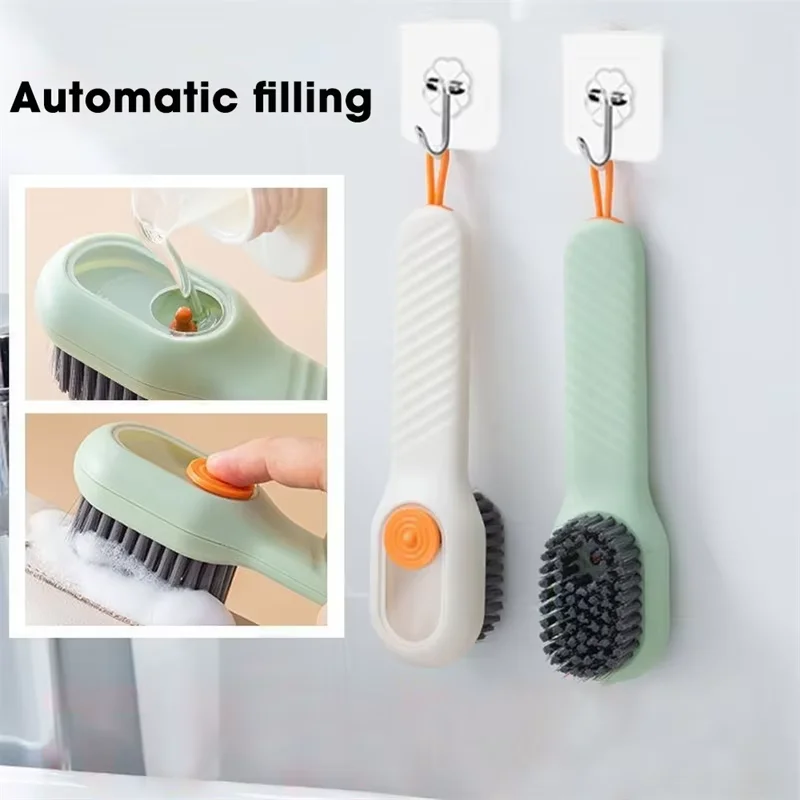 Shoe Brush Cleaner Brush for Cleaning Shoes for Slippers Sneakers Rubber Soft-bristled Liquid Shoe Cleaning Brush Clothing Brush 6