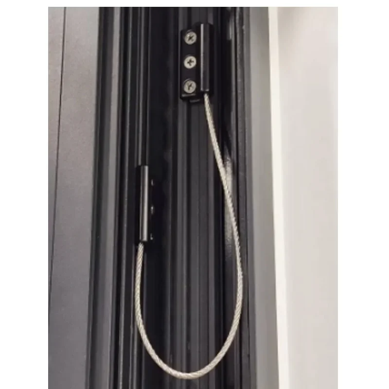 Europe Anti-fall Rope Casement Window Broken Bridge Aluminum Alloy Flat Grooved Door And Window Open Stainless Steel Wire Rope