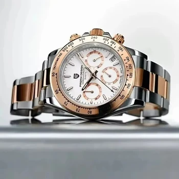 Or 1644 PAGANI DESIGN 2025 nouvelles montres pour hommes Top marque de luxe hommes montre-bracelet à Quartz hommes montre hommes chronographe étanche 1