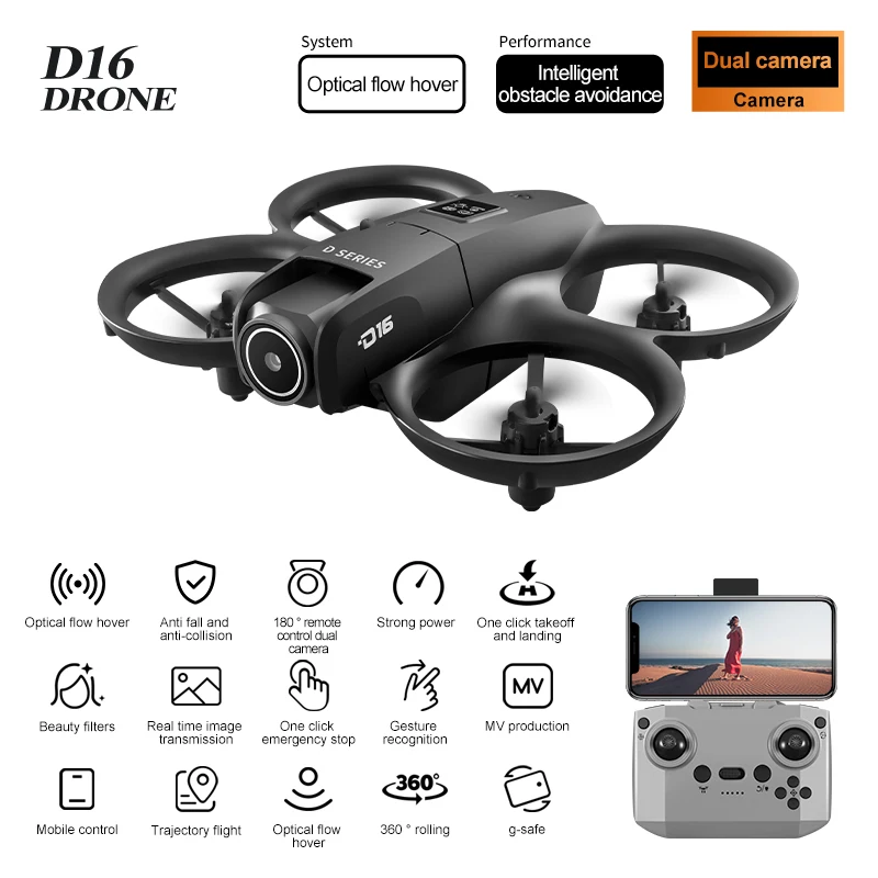 Xiaomi D16 Mini Drone with Dual Camera 8K HD