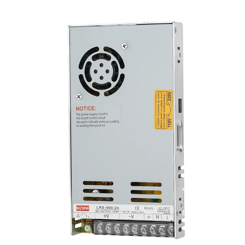 350W 400W 스위칭 전원 공급 장치 110V/220V AC  DC 5V 12V 15V 18V 24V 36V 48V 단일 출력 SMPS LRS-400-24 LED 드라이버