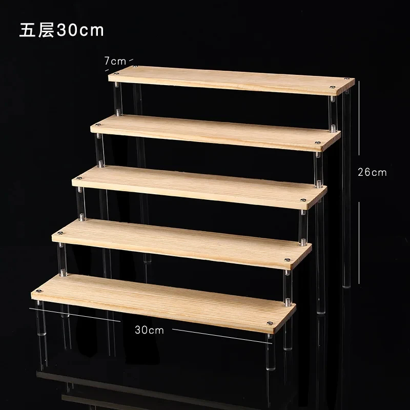 Acrylic Multi-Purpose Display Stand Riser for Collectibles and Accessories