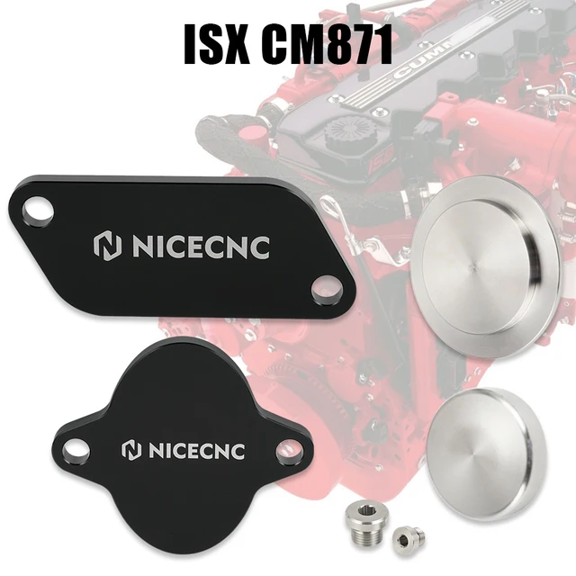 EGR Block Off Plate Delete Kit For Cummins ISX CM871, 49 OFF
