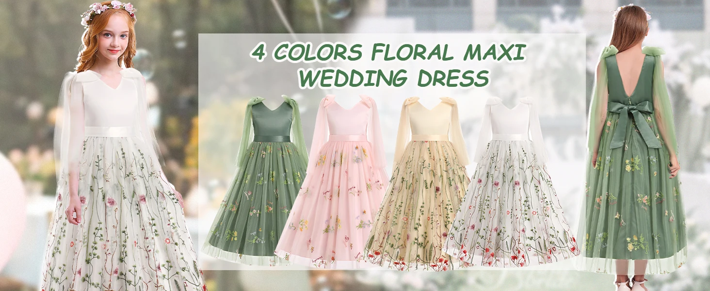 Blumenmädchen-Brautkleid