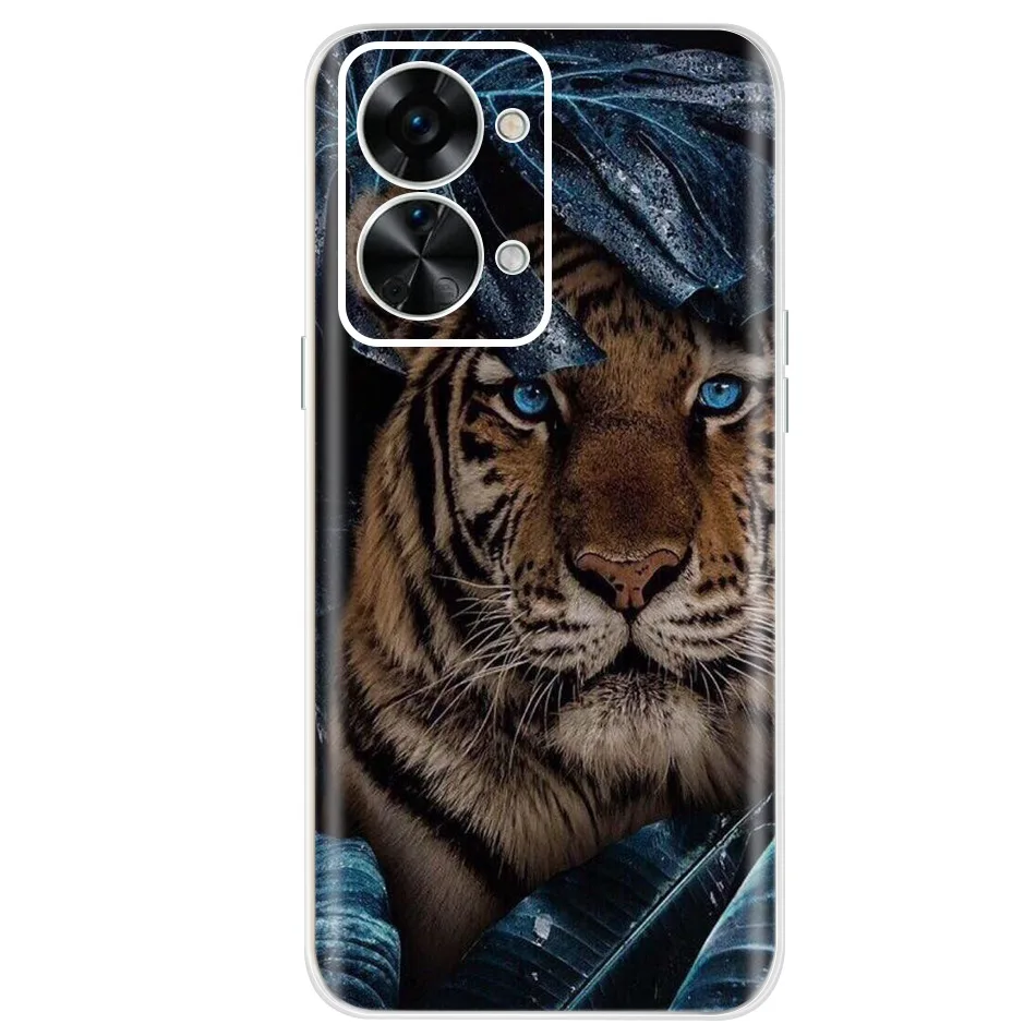 Stylish Painted Soft Silicone Clear TPU Phone Case Cover with Bumper Protection