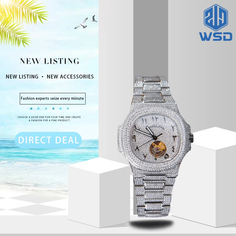 WhispererDesignAutomaticMechanicalWristwatchLuxurySapphireGlass
