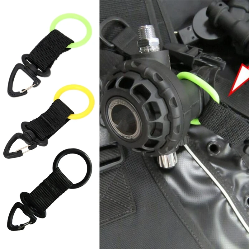 Nitescuba Portabocchino Per Ottavo - Holder In Silicone Per Subacquea, Con Clip A Molla