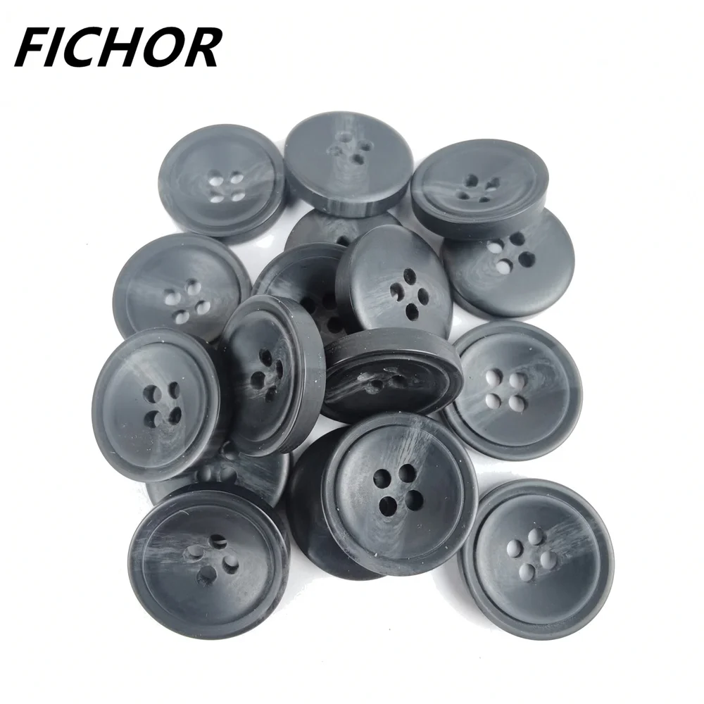 

10/20pcs 17m 4 Hole Luxury Resin Button Shirt Suit Sweater Sewing Accessories for Coats Suit Decorative Button Handmade DIY