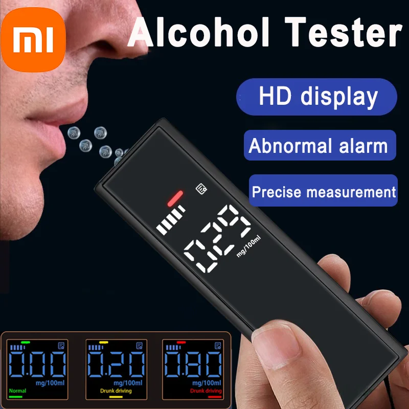 Xiaomi High-precision Alcohol Tester Portable Non-contact Professional Led Digit