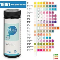 16-In-1 Drinking Water Test Kit Strip Home Water Quality Test Swimming Pools Spa Water Test Strip Nitrate Nitrite PH Hardness 1
