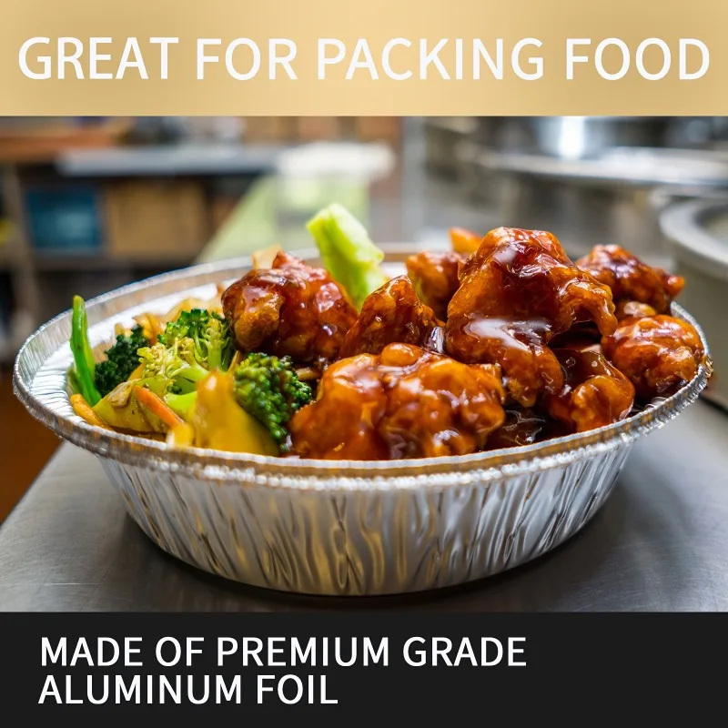 10/20/30pcs Air Fryer Disposable Foil Dish Disposable Food Grade Tin Foil Household Oven Baking Trays Grilling Plates
