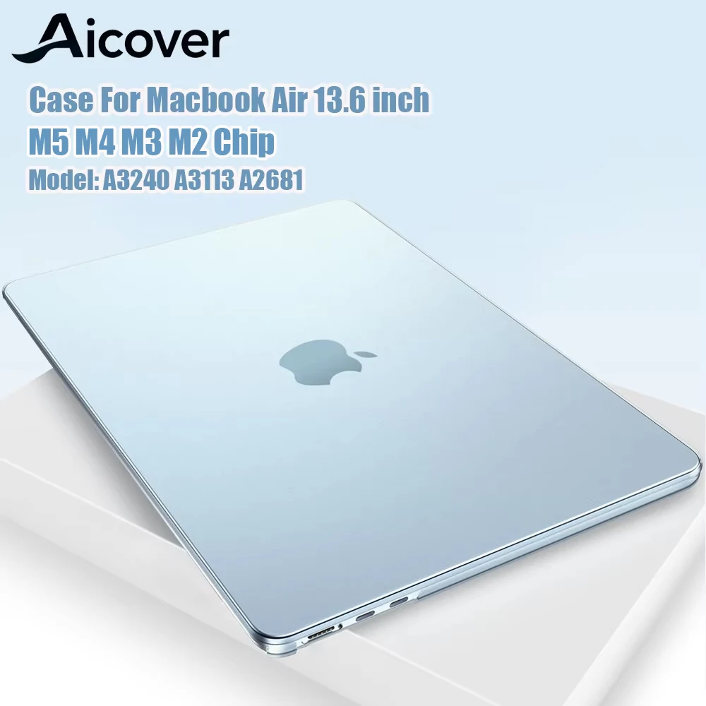 Sleek Ultra-Thin Matte Laptop Case for MacBook Air 13.6-inch