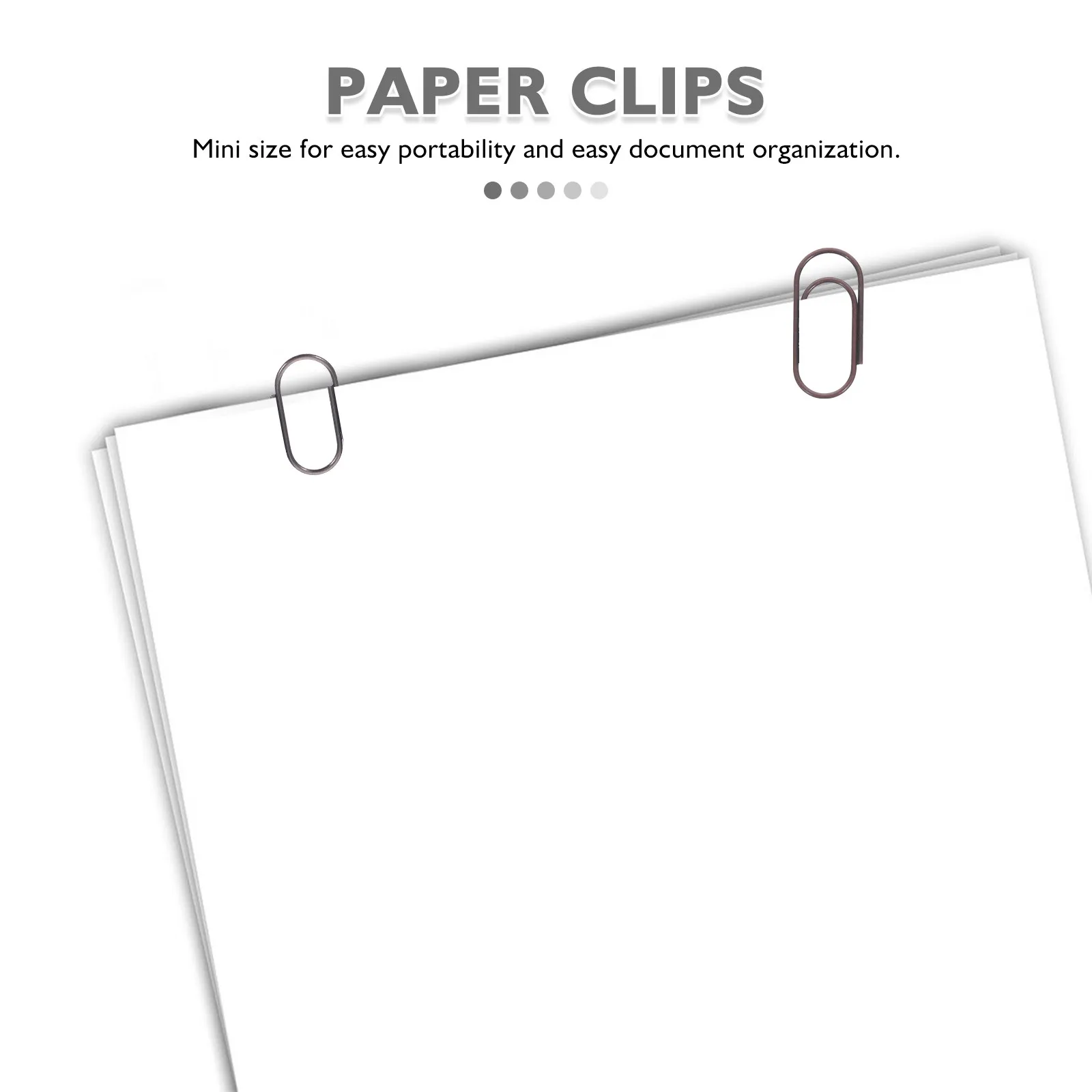 200Pcs 빈티지 금속 미니 종이 클립 레트로 스타일 종이 클립 책상 사무실 홈 문서 클립 작은 문구류