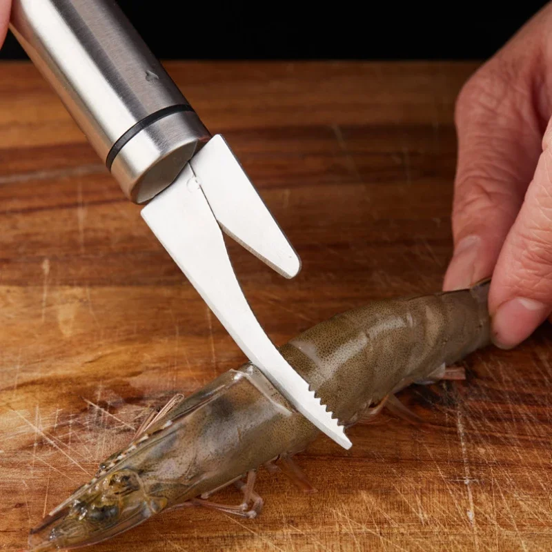 Stainless steel shrimp wire knife multifunctional shrimp shell peeling fish belly intestinal knife kitchen tool