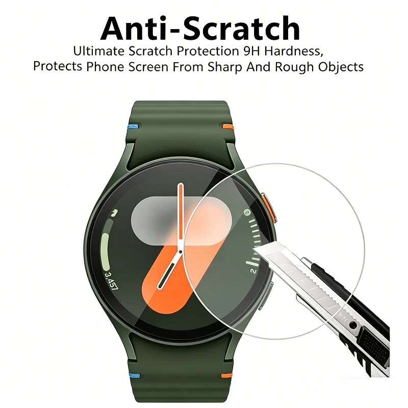 Premium Tempered Glass Screen Protector for Smartwatch - High-Quality Watch Accessories Film