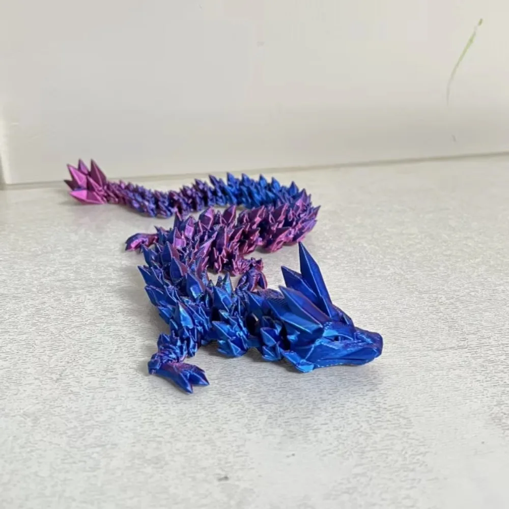 3D Printed Gem Dragon Crystal Fidget Toy Rotatable Articulated Dragon Egg Ideal Gift for Kids with ADHD Perfect for Birthdays 6