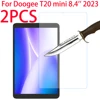 2PCS For Doogee T20 mini 8.4 inch 2023 Tempered Glass Screen Protector For Doogee T20 mini 8.4'' Protective Film Fit Screen 1