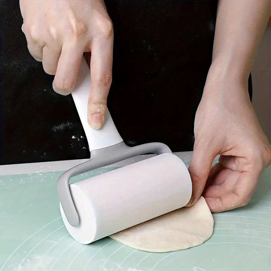 1PC hand-held roller with handle rolling pin household baking rectangular roller press noodles dumpling skin kitchen tools Kitchen 1PC hand-held roller with handle rolling pin household baking rectangular roller press noodles dumpling skin kitchen tools Kitchen