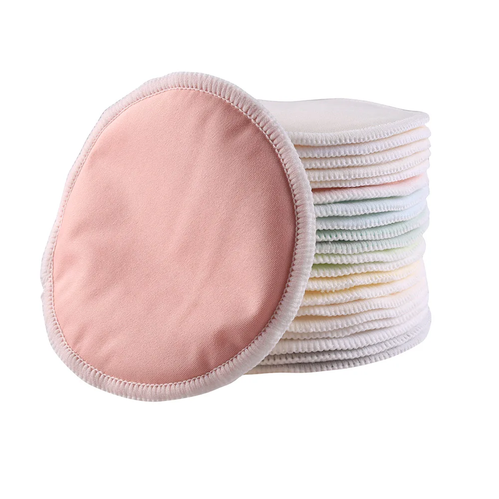 10pcs Organic Washable Breast Pad Breastfeeding Nipple Pad for Maternity Reusable Nipple Covers for Breast Feeding Nursing Pads 6