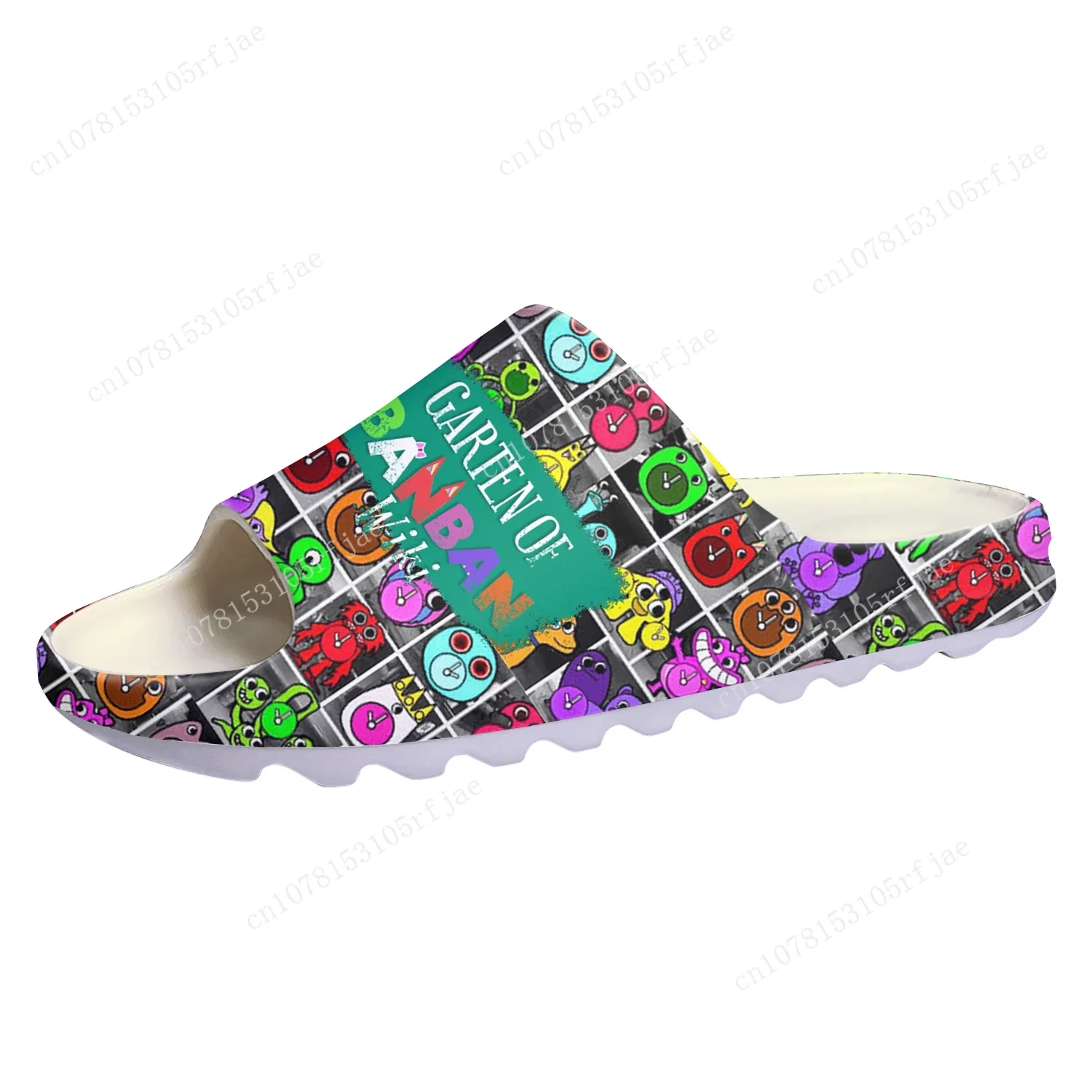 Garten of Banban Custom Soft Sole Sllipers Hot Cartoon Game Mens Womens Teenager Home Clogs Custom Water Shoes on Shit Sandals