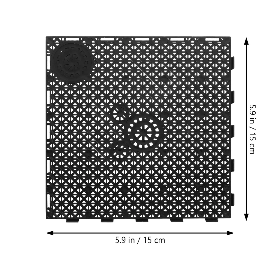 Griglie PVC Per Fondo Acquario - Set Da 20 Pannelli Divisori Neri Per Filtro Sottoghiaia - Foto 6