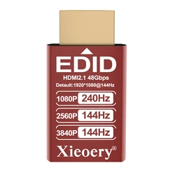 High - Performance HDMI Display Emulator with Multi - Resolution and High Refresh Rate Support (1080P 120 - 240Hz)