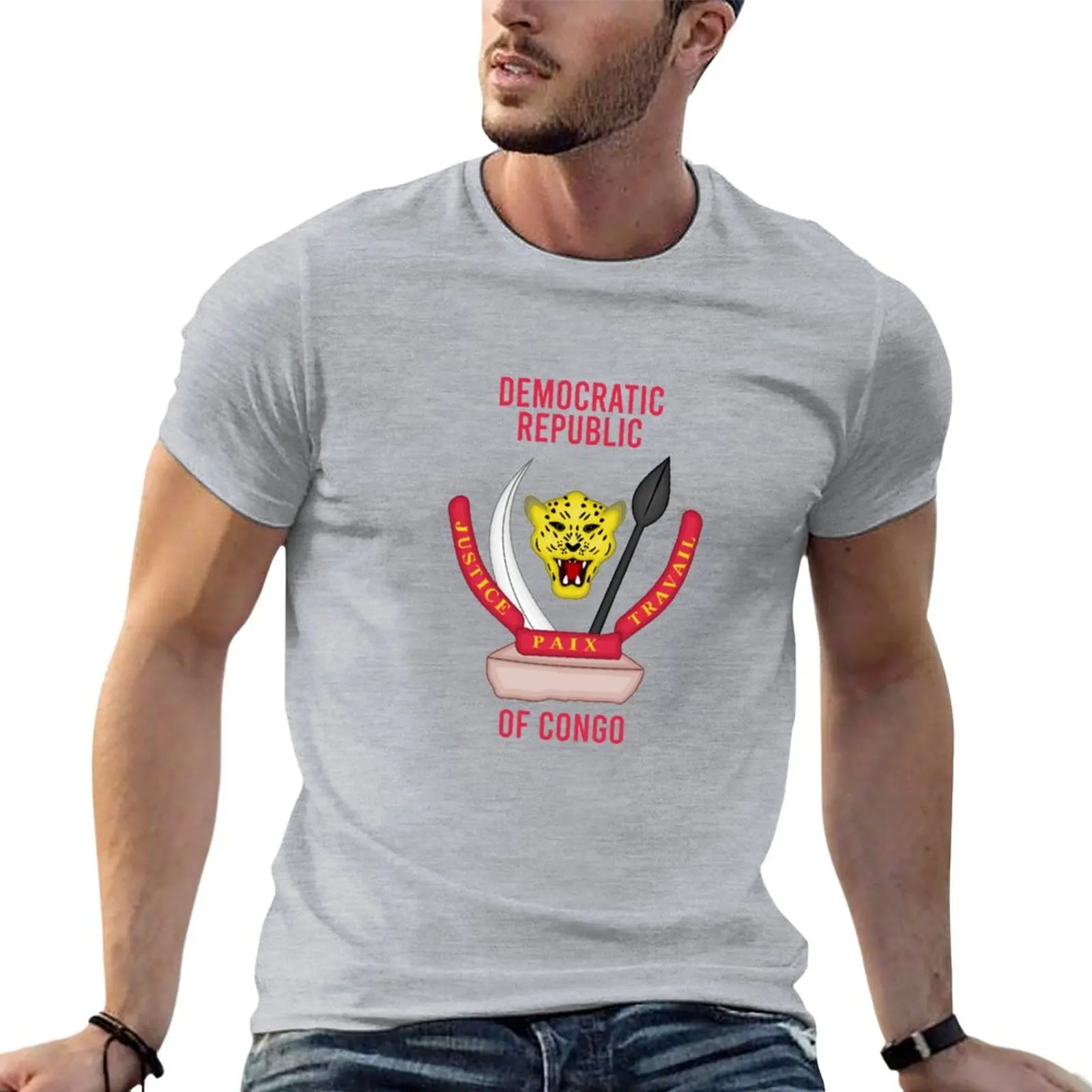 

Democratic Republic of Congo T-Shirt Blouse customizeds quick drying anime clothes oversized t shirt men
