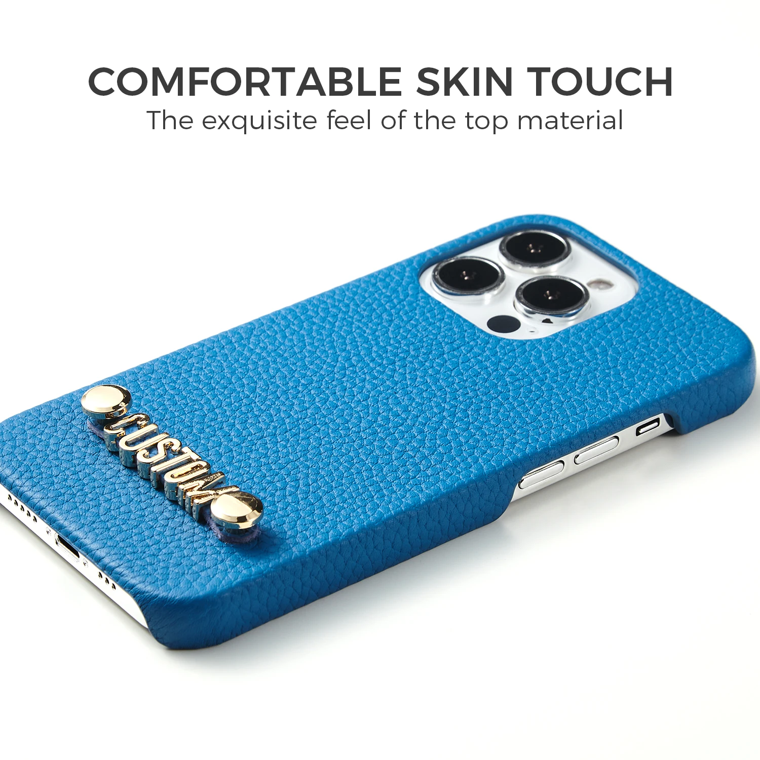 Personalized Custom Name Cute MIni Letters Luxury Leather Phone Case For IPhone15 14ProMax 14Plus 13Promax 13 12 11 XR 7P Cover