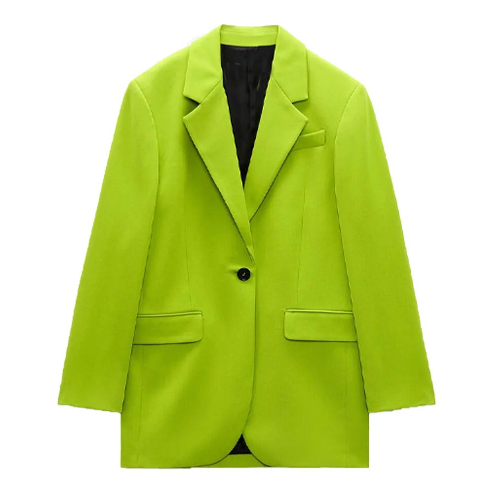 Spring New Women's Fresh Green Versatile Simple Pocket Loose Suit Jacket + Temperament Slim High Waist Skirt Casual Suit pj sets Women's Sets