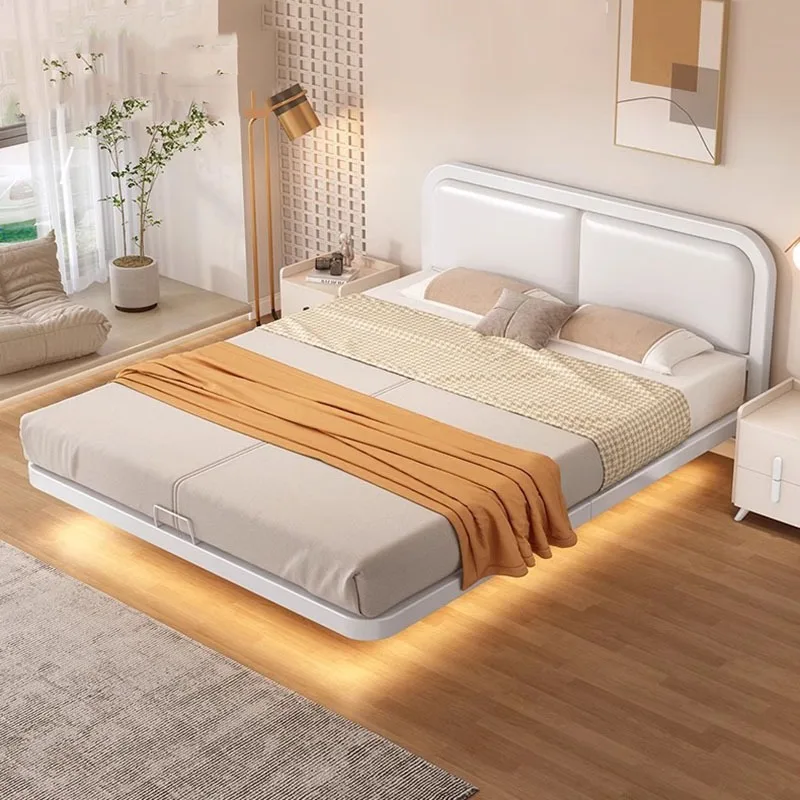 Queen Hotel Beds Frame Bedroom Single Full Size Double Bed Mattresses Headboards Design Luxury Marco De Cama Bedroom Furniture