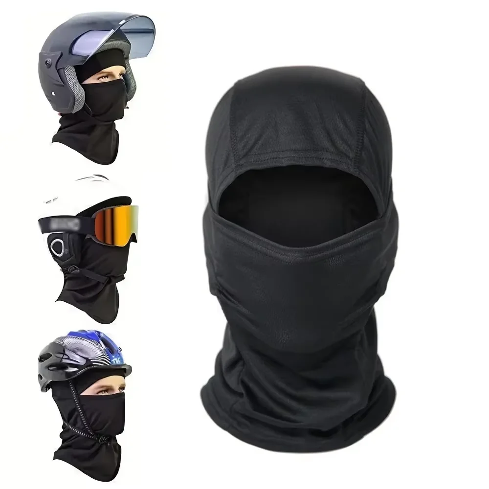 Winter Ski Cycling Face Mask Fleece Balaclava Polar Fleece Helmet Inner Cap