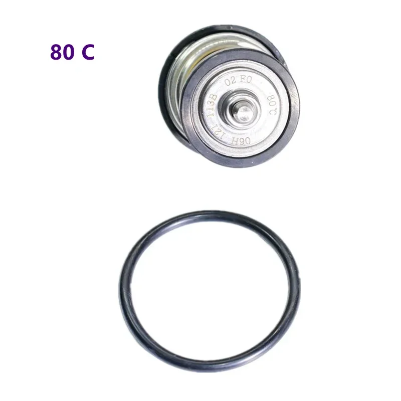 80 87 90 Degrees Engine Coolant Thermostat For Audi A3 A4 VW Jetta Passat CC Maiteng Tiguan 2.0L 06H121113B 06H 121 113 B
