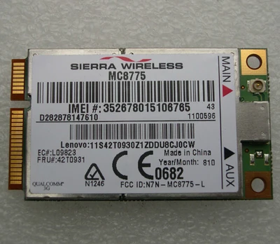 

New Sierra Wireless MC8775 3G Module HSDPA/WCDMA/EDGE/GPRS Wireless WLAN Mini PCIe wlan Card For IBM ThinkPad 42T0931