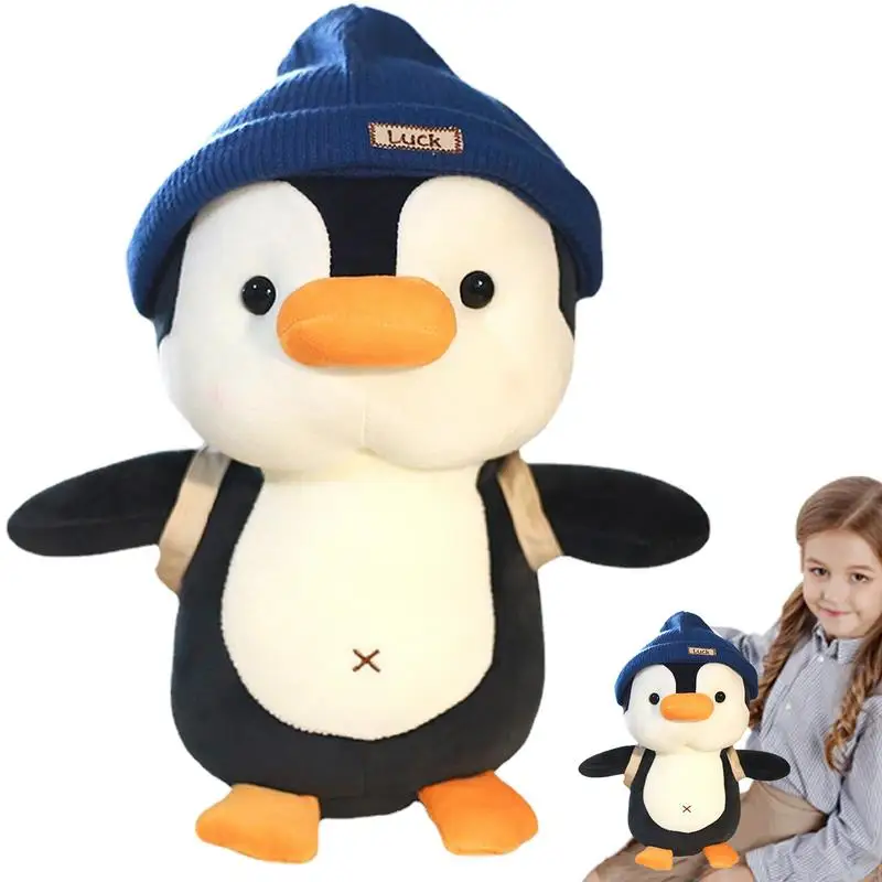 Plush Penguin Stuffed Animal 8.66inch Cute Stuffed Penguin Plush Doll Soft Birthday Holiday Gifts For Kids Boys Girls For satisfyer penguin holiday edition вакуумный стимулятор