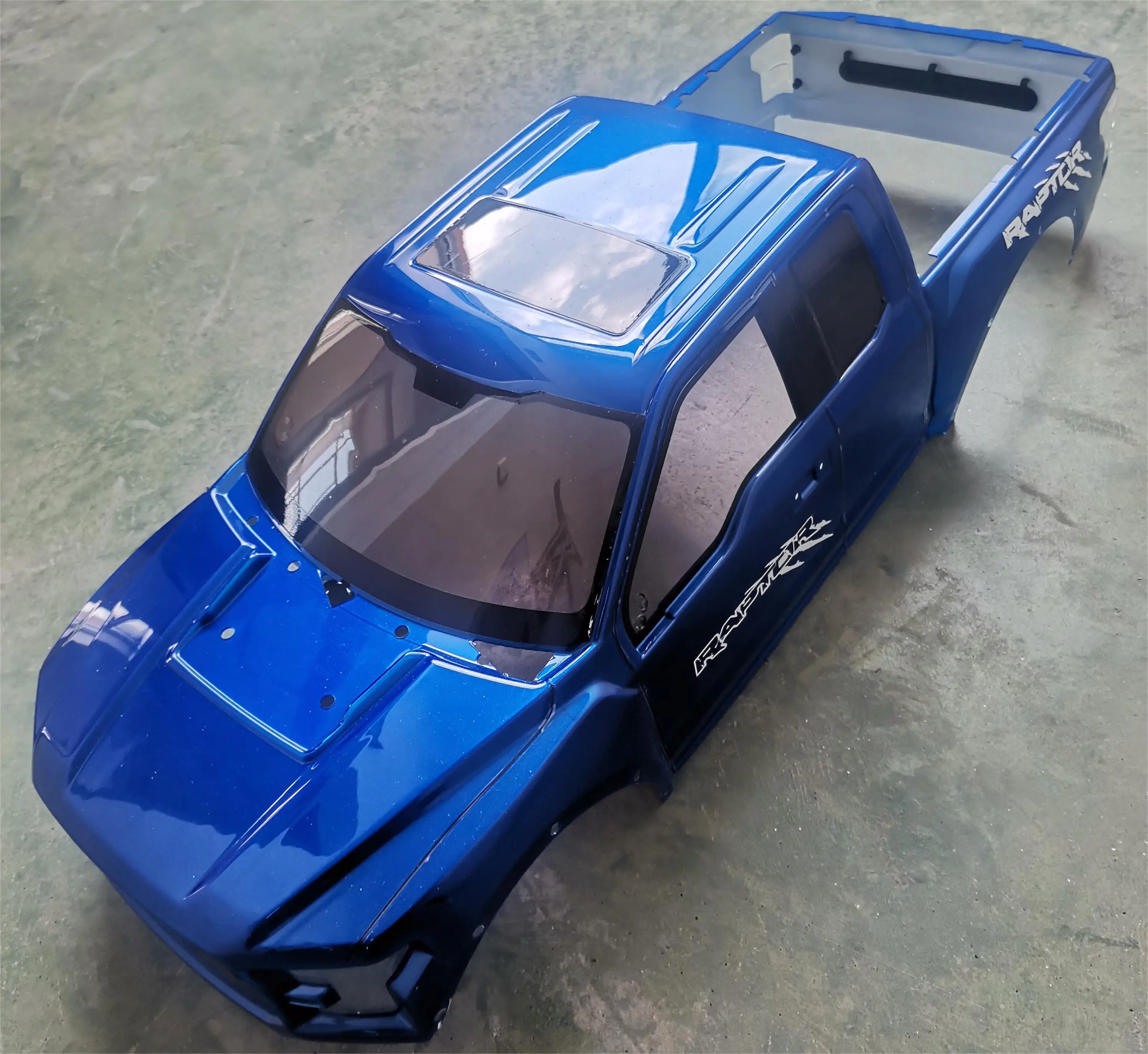 

Раптор F150, синий кузов, масштаб 1/8, Радиоуправляемый кузов автомобиля, Ford Raptor RC, наклейка на игрушечный автомобиль, детали Traxxa Raptor, 4WD