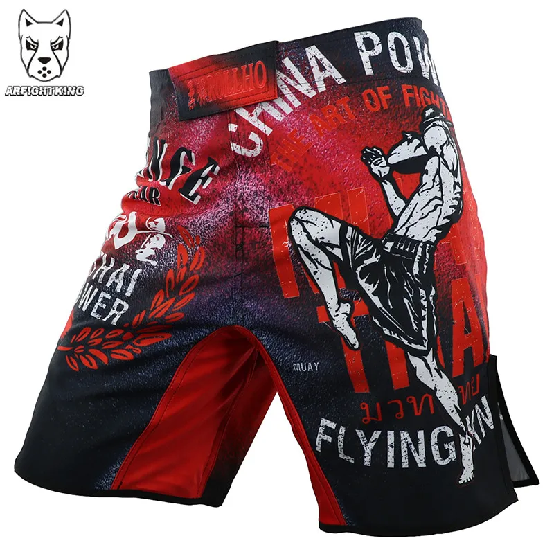MMA Boxing Shorts Muay Thai Fight Training Grappling Cage Fight Sports Pants 