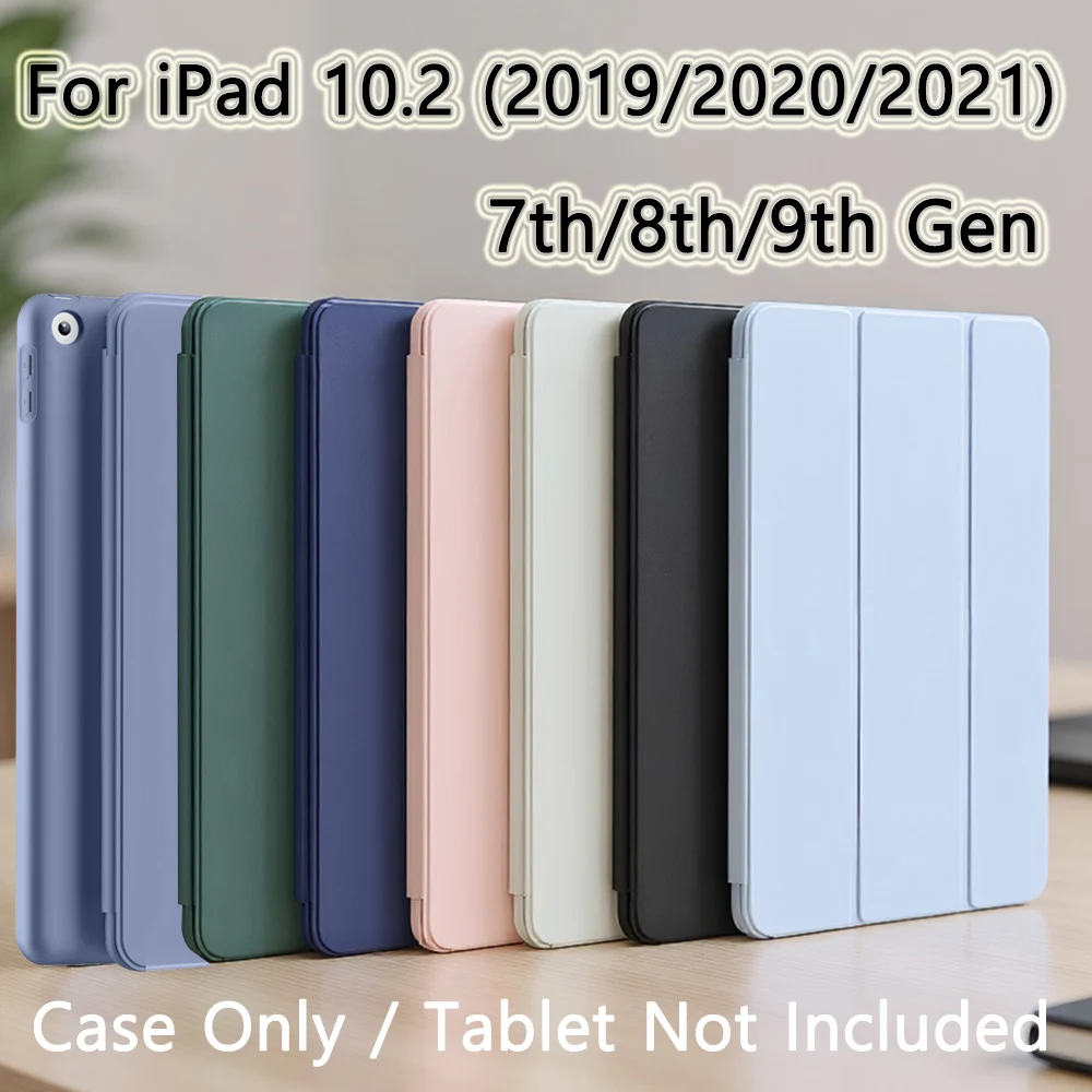 Magnetic Flip Smart Cover with Soft Silicone Back Shell