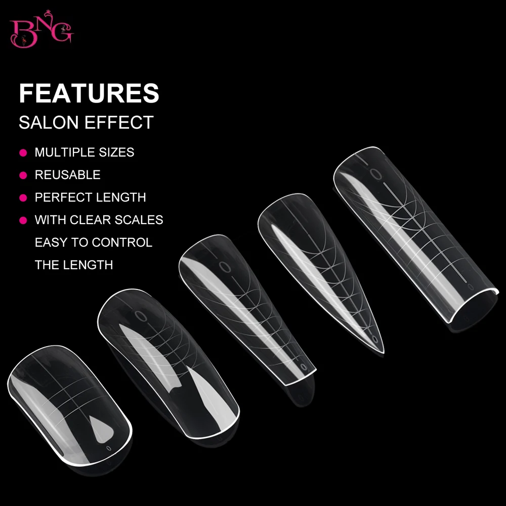 Side profile of nail form