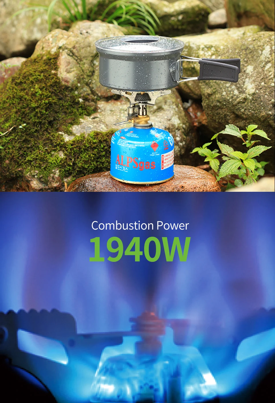 Portable outdoor gas stove