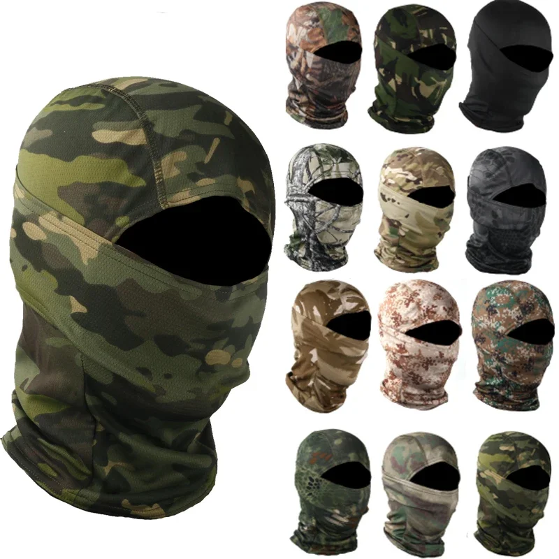 

Tactical Camouflage Balaclava Full Face Mask Wargame CP Military Hat Hunting Bicycle Cycling Army Multicam Bandana Neck Gaiter