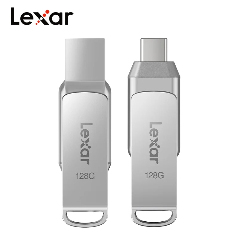 렉사  펜드라이브 USB 3.2 D40T 듀얼 포트 점프드라이브 128GB 256GB 최대 150MB/s 타입-C 타입-A 미니 휴대용 U 스틱 (PC용)