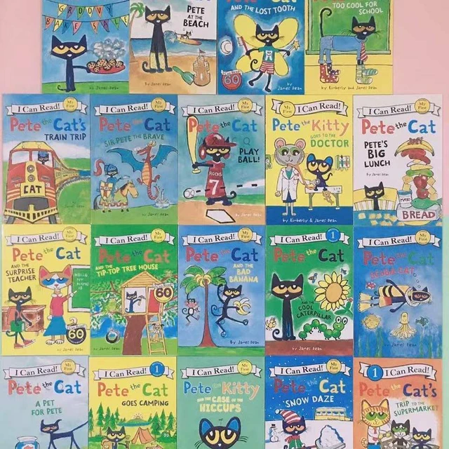 6 Books/set I Can Read Pete The Cat Kids Classic Storybook Children Early  Education English Short Stories Reading Book Big Size - Languages -  AliExpress