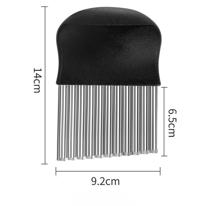 Stainless Steel Potato Chip Slicer French Fry Maker Gadget Vegetable Fruit Crinkle Wavy Kitchen Knife Cutter Chopper Accessories vegetable chopper vegetable slicer kitchen cutter egg slicer cutter