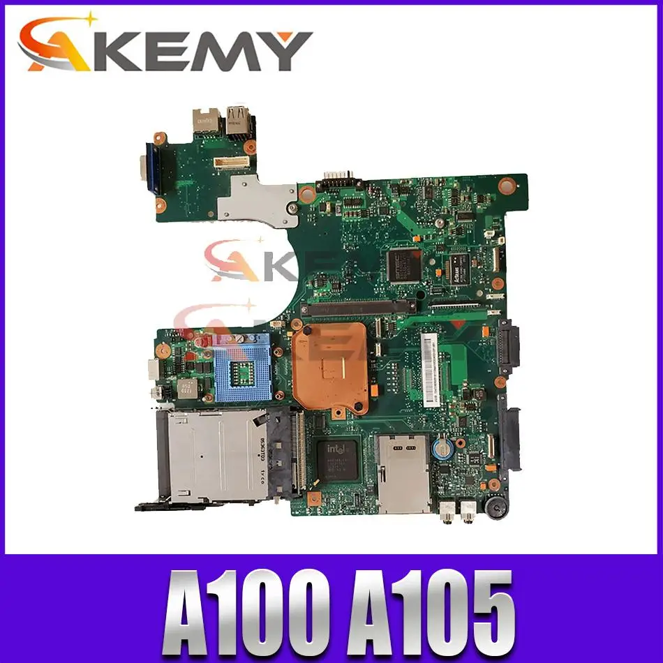 

AKEMY V000068120 Laptop Motherboard for Toshiba Satellite A100 A105 Series intel 945GM DDR2 Mainboard