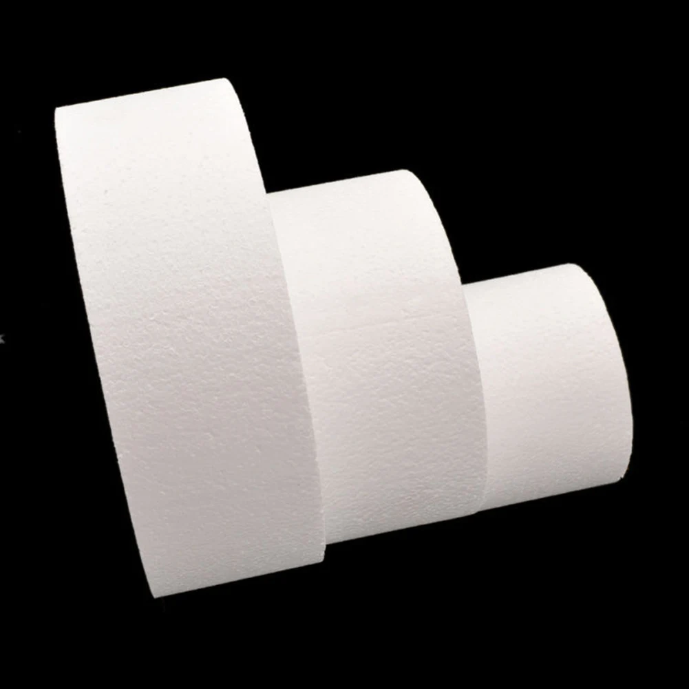 Cake Dummy Dummies Styrofoamfake Rounds Reusable Wedding Round Tool Rotating Stand Birthday Diy Decorating Model Polystyrene