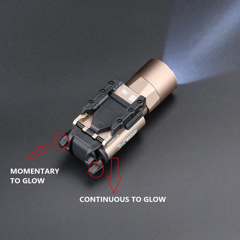 WADSN 600 Lumens X300U X300 Tactical Flashlight White LED Pistol Weapon light Rifle Airsoft Scout Light For Hunting