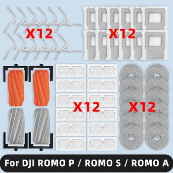 Compatibile con ( DJI ROMO P / ROMO S / ROMO A ) Pezzi di ricambio Accessori Spazzola laterale a rullo Filtro HEPA Mop Pad Sacchetto per la polvere
