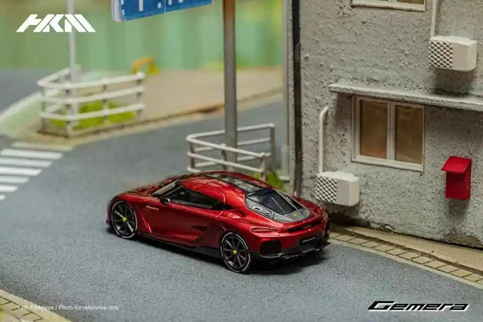 ミニカー 1/64 ケーニグセグ メタル ジェメラ HKM