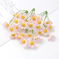 Daisy Artificial Silk Flowers - Elegant Home and Event Decor Blooms - 20PCS (Light Pink)